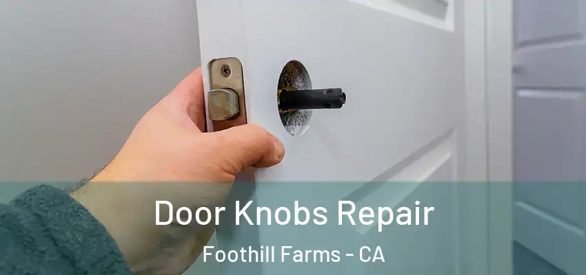 Door Knobs Repair Foothill Farms - CA